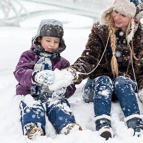 Kids Ski Gloves / Kids Snowboard Gloves For Winter (Waterproof)