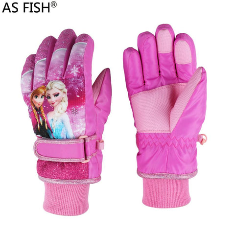 AS FISH Kid's Snow Gloves