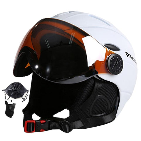 MOON Goggles Ski Helmet With Visor