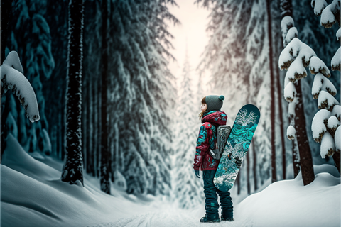 Hur gör man en snowboard för barn?