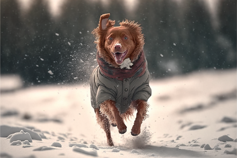 Wool or Down Jacket for Dogs Cheap Snow Gear