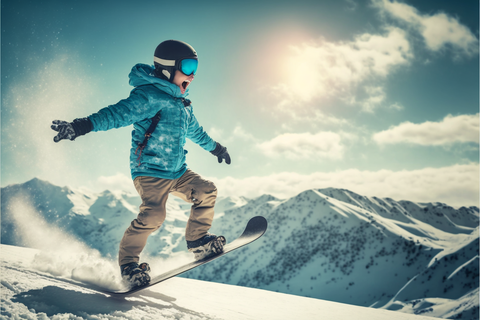 Hur storleksanpassar man en snowboard för ett barn?