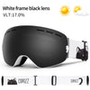 COPOZZ hommes femmes marque lunettes de Ski lunettes de Snowboard lunettes pour Ski UV400 Protection lunettes de neige Anti-buée masque de Ski lunettes