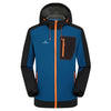 QUESHARK Wasserdichte Softshelljacke Herren