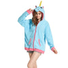 HKSNG Unicorn Fleece Hoodie - Women's