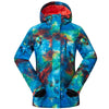 Зимняя разноцветная зимняя куртка GSOU SNOW