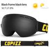 COPOZZ hommes femmes marque lunettes de Ski lunettes de Snowboard lunettes pour Ski UV400 Protection lunettes de neige Anti-buée masque de Ski lunettes