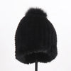 SKENXKE Pom Pom Beanie Hat - Women's