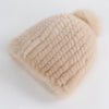 SKENXKE Pom Pom Beanie Hat - Women's