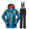 GSOU SNOW 스키 재킷 및 바지 세트