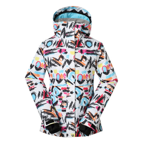 เสื้อแจ็คเก็ตสกีสโนว์บอร์ดกลางแจ้งสำหรับผู้หญิง GSOU SNOW