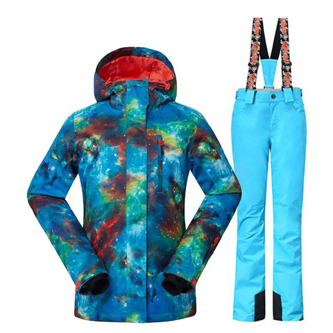 GSOU SNOW Ski Jacket And Pants Set