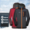 QUESHARK Wasserdichte Softshelljacke Herren