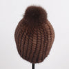 SKENXKE Pom Pom Beanie Hat - Women's