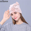 Xthree Beanie Hat With Cat Ears