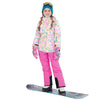 DETECTOR ชุดสกีสำหรับเด็กผู้หญิงกลางแจ้งในฤดูหนาว