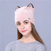 Xthree Beanie Hat With Cat Ears