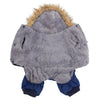 PAWZ ROAD Welpen-Kapuzenpullover mit Fell