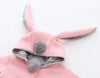 Frühling Mädchen Jacke Kaninchen Ohren Mantel Weihnachten Kinder Kleidung Oberbekleidung Herbst Kinder Warme Baumwolle Kleid Jacke Infant Mädchen Mantel