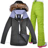 GSOU Snow Womens Warm Winter Set Fur Hood