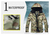 Ensemble de Ski Camouflage 10 K pour hommes, combinaison coupe-vent imperméable et respirante, veste de costume d'hiver + pantalon chaud d'extérieur