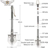 ALMIGHTY EAGLE Lightweight Aluminium Snow Shovel