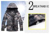 10 K kamouflage för män Ski Set Snowboard Vindtät Vattentät Andningsdräkt Vinterdräktjacka + Utomhusvärmebyxor