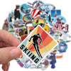DAILINI 10/30/50 Pcs Snowboard Sticker Pack
