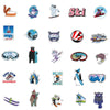 DAILINI 10/30/50 Pcs Snowboard Sticker Pack