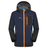 QUESHARK Wasserdichte Softshelljacke Herren