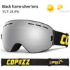 COPOZZ Men Women Brand Ski Goggles Snowboard Goggles Glasses For Skiing UV400 Protection Snow Glasses Anti-Fog Ski Mask Eyewear