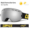 COPOZZ hommes femmes marque lunettes de Ski lunettes de Snowboard lunettes pour Ski UV400 Protection lunettes de neige Anti-buée masque de Ski lunettes