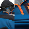QUESHARK Wasserdichte Softshelljacke Herren