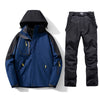 OUTDOOR Guys Camouflage Mixed Snowboarding Jacket Pants Set