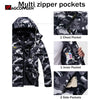 KEFITEVD Camo Ski Jacket Mens