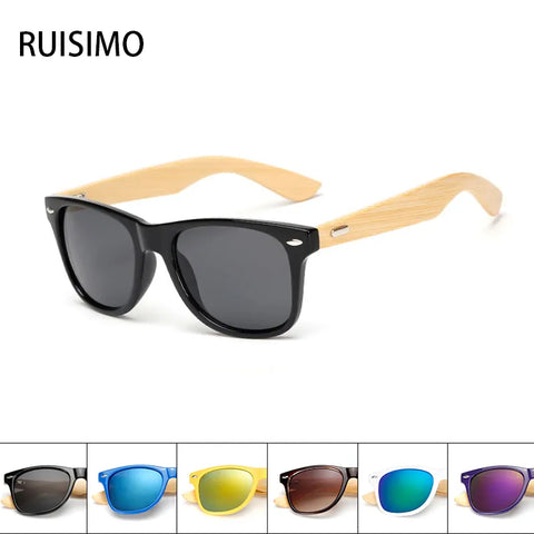 RUISIMO Bamboo Arm Solglasögon