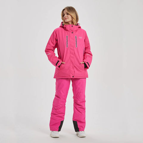 MUTUSNOW Thick Warm Womens Ski Suit