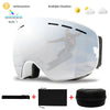 Ski Goggles Men Women Snowboard Glasses Winter Outdoor Sport Snowmobile Sunglasses Uv400 Double Layers Lens Anti-Fog Skiing Gogg