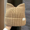 BRING Knitted Casual Cat Ear Beanie