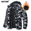 KEFITEVD Camo Ski Jacket Mens