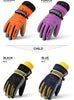 Gants de ski pour hommes, gants chauds d'hiver pour enfants et femmes, isolation de snowboard, moto, cyclisme, sport, gants de neige