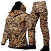 ARMY FORCE Men's Camo Ski Suit (Jacket+Pants)
