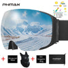 แว่นตาว่ายน้ำสโนว์บอร์ดสำหรับเล่นสกีฤดูหนาว PHMAX