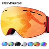 Skibrille Männer Frauen Snowboardbrille Winter Outdoor Sport Schneemobil Sonnenbrille Uv400 Doppelschichtige Linse Antibeschlag Skifahren Gogg