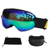 LOCLE Double Lens Ski Goggles