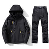 OUTDOOR Guys Camouflage Mixed Snowboarding Jacket Pants Set