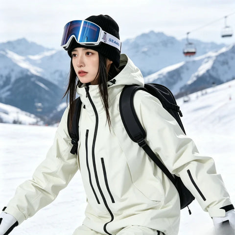 Womens White Ski Jacket