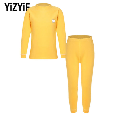 YIZYIF طقم ملابس داخلية حرارية - للأطفال