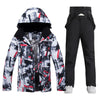 -30 Degrees Ski Suit For Men Warm Windproof Waterproof Winter Snow Snowboard Jackets And Pants Outdoor Sports Ski Wear Brand