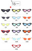 猫眼太阳镜女式小三角复古太阳镜红色女潮流街头风 UV400 女士墨镜眼镜